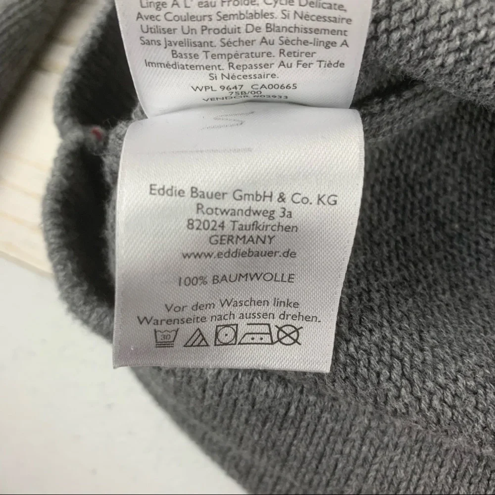 Eddie Bauer Men’s 1/4 Zip Pullover Size XL